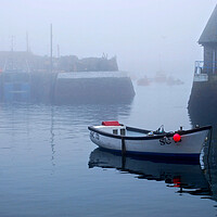 Buy canvas prints of Mevagissey Mist, Cornwall  by Frank Farrell