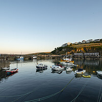 Buy canvas prints of Mevagissey outer harbour, Cornwall  by Frank Farrell