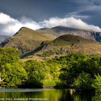 Buy canvas prints of Snowdon after the storm by John Henderson