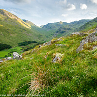 Buy canvas prints of Summer in the Lake district by John Henderson