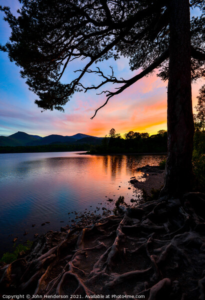 Fiery Sunset at Friars Crag Picture Board by John Henderson
