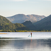Buy canvas prints of Derwentwater  panorama  by John Henderson