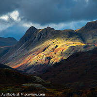 Buy canvas prints of Langdale Pikes panorama by John Henderson