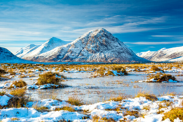 Rannoch moor and Buachaille Etive Mor  Picture Board by John Henderson