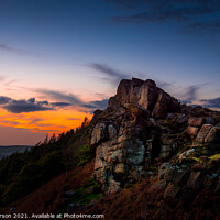 Buy canvas prints of Majestic Sunset at Staffordshire Roaches by John Henderson