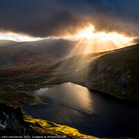Buy canvas prints of Welsh mountain light by John Henderson