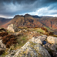 Buy canvas prints of Majestic Langdale Pikes in Lake District by John Henderson