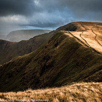 Buy canvas prints of High St. The lake District fells. by John Henderson