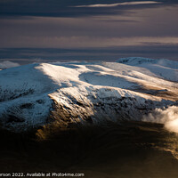 Buy canvas prints of Helvellyn and the Dodds fells by John Henderson