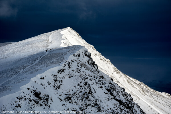 Blencathra summit ridge Picture Board by John Henderson