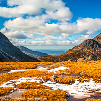 Buy canvas prints of Tryfan and the Bristly Ridge. by John Henderson