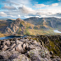 Buy canvas prints of Tryfan and the Snowdonia mountains by John Henderson