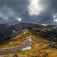 Buy canvas prints of Coledale round. Lake District by John Henderson