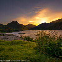 Buy canvas prints of Wastwater sunrise by John Henderson