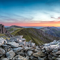 Buy canvas prints of A Glyders panorama by John Henderson