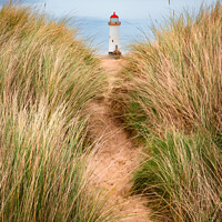 Buy canvas prints of Talacre Lighthouse by John Henderson