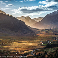 Buy canvas prints of Spring in the Ogwen valley Snowdonia by John Henderson