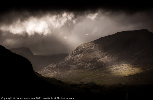 Snowdonia landscape  Picture Board by John Henderson