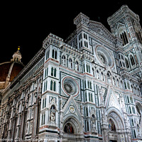 Buy canvas prints of  the Duomo at night by John Henderson