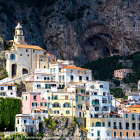 Buy canvas prints of Amalfi coast. by John Henderson