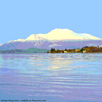 Buy canvas prints of Loch Lomond and Ben Lomond Scotland by George Moug