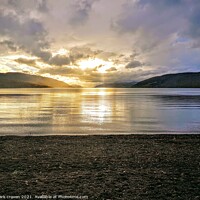 Buy canvas prints of Loch Ness Sunset by mark craven