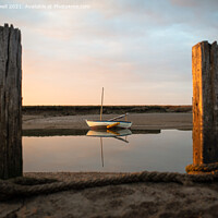 Buy canvas prints of Burnham Ovary Boat by Carl Howell
