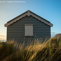 Buy canvas prints of Beach Hut, Hunstanton Norfolk by Carl Howell