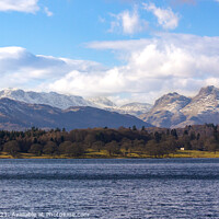Buy canvas prints of The view from Low Wood Bay by Daniel Child