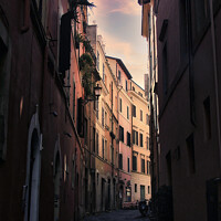 Buy canvas prints of Street in Rome #1 by Jules D Truman
