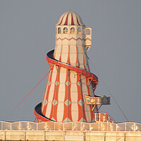Buy canvas prints of clacton helter skelter by Michael bryant Tiptopimage