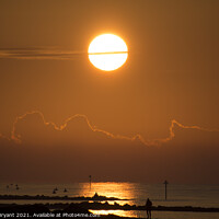 Buy canvas prints of Serene Sunrise over Frinton-on-Sea by Michael bryant Tiptopimage