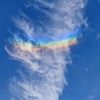 Buy canvas prints of Parhelion  rainbow by Michael bryant Tiptopimage