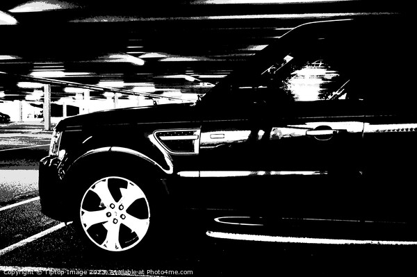 Zoomed Intimacy of Automobile Art Picture Board by Michael bryant Tiptopimage