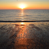 Buy canvas prints of Clacton sunrise by Michael bryant Tiptopimage