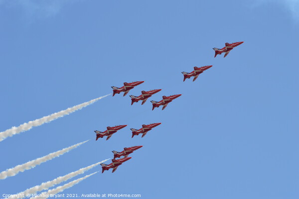 Red arrows Picture Board by Michael bryant Tiptopimage