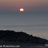 Buy canvas prints of Sunrise clacton on Sea  by Michael bryant Tiptopimage