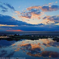 Buy canvas prints of Solway Reflections  by Mark Ritson