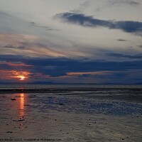Buy canvas prints of A Moody Solway Firth  by Mark Ritson