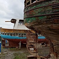 Buy canvas prints of The Boatyard  by Mark Ritson