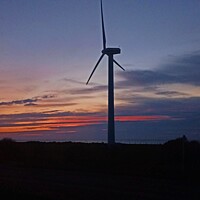 Buy canvas prints of Wind Turbine Abstract  by Mark Ritson