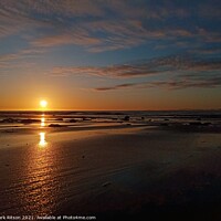 Buy canvas prints of Brown sands of the Solway by Mark Ritson