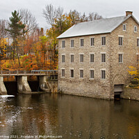 Buy canvas prints of Watson's Mill in Manotick, Canada by Jim Cumming