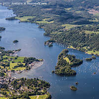 Buy canvas prints of Summer's Day on Windermere, Lake District by Daniel Nicholson