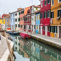 Buy canvas prints of Technicolour in Venice by Daniel Nicholson