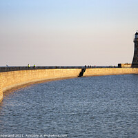 Buy canvas prints of Roker Pier and Lighthouse by Mark Sunderland