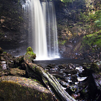 Buy canvas prints of Whitfield Gill Force near Askrigg by Mark Sunderland