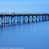 Buy canvas prints of Saltburn Pier in Twilight by Mark Sunderland