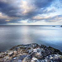 Buy canvas prints of Rock Sea and Sky on the Fife Coast by Mark Sunderland