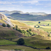 Buy canvas prints of Moughton Scars and Crummack Dale from Long Scar by Mark Sunderland